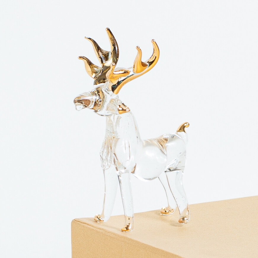 House of Glass Bkk- แก้วเป่า รูปสัตว์ กวาง บารมี อายุยืน มั่นคง แข็งแรง(สายมู) - รูปที่ 2