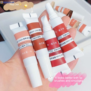 Magic Casa Matte Velvet Lip Glaze Moisturizing Waterproof Non-fading Makeup Naturally White And Easy To Color Lipstick highgoss.th