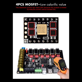 Rr TMC5160 V1 ไดรเวอร์สเต็ปมอเตอร์ พลังงานสูง 3 สําหรับเครื่องพิมพ์ 3D BTT Octopus SKR V1 4Turbo TMC2209 SKR MiniE3