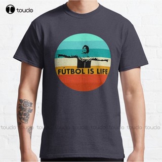 เสื้อยืด พิมพ์ลาย Futbol Is Life Ted Lasso Be Curious Not Judgmental Dani Rojas ขนาดใหญ่ สไตล์คลาสสิก สําหรับผู้ชาย