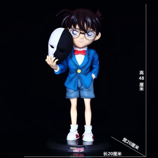 โมเดลตุ๊กตาฟิกเกอร์ The Truth Is Only One Detective Conan Black White Mask 1/4