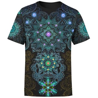 เสื้อยืดแขนสั้น พิมพ์ลาย Mantra