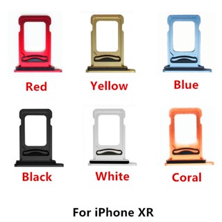 ถาดใส่ซิมการ์ดคู่ แบบเดี่ยว ช่องใส่ซิมการ์ด แบบเปลี่ยน สําหรับ iPhone XR