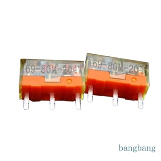 Bang ชุดสวิตช์ไมโครเมาส์ กันฝุ่น สีทอง แบบเปลี่ยน 2 ชิ้น