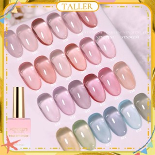 ✧Ready Stcok Vendeeni Water Sense Beauty Skin Series Nail Polish Gel Jelly Jade Nude Color Ice Penetrating Phototherapy Glue Nail Art For Nail Shop 15ml TALLER