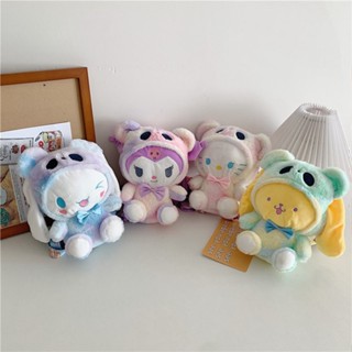 กระเป๋าเป้สะพายหลัง ลายการ์ตูน Sanrio Kuromi Cinnamoroll น่ารัก เรียบง่าย สําหรับผู้หญิง