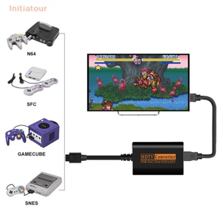 [Initiatour] อะแดปเตอร์แปลงสายเคเบิล N64 เป็น HDMI HDTV HDMI สําหรับ Nintend 64 Gamecube SNES NGC Plug And Play Full Digital 720P ไม่มีไฟภายนอก