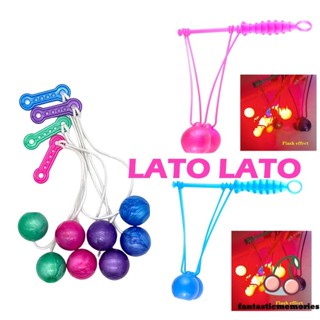 Lato LATO LATO ของเล่นลูกบอล 4 ซม. TEK TEK TOK TOK ETEK Old School LATTO LATTO