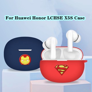 【Ĕĕ】เคสหูฟัง แบบนิ่ม ลายการ์ตูน สีพื้น สําหรับ Huawei Honor LCHSE X5S X5S