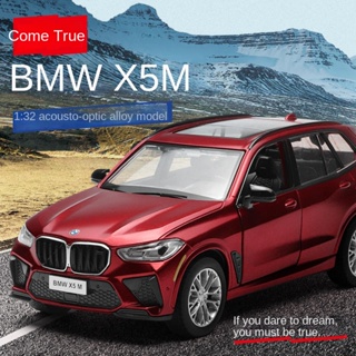 โมเดลรถยนต์อะคูสติกจําลอง 1/32 BMW X5M ของเล่นสําหรับเด็ก