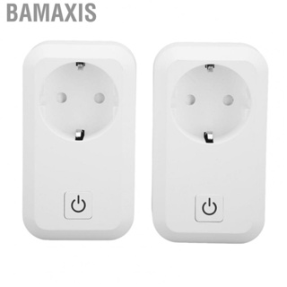 Bamaxis 2pcs Smart WiFi Plug Rechargeable   Voice Control Socket