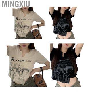 Mingxiu Short Sleeves T Shirts  Loose Soft Comfortable Sleeve Tops for Casual Outing Shopping