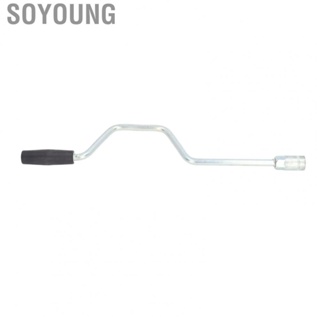 Soyoung Trailer Winding Handle  Stable Caravan Leg Winder Galvanized Iron 19mm/0.75in for RV