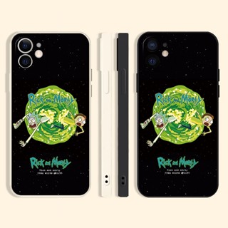 Rick Morty เคสโทรศัพท์ 7 8 Plus Se2020 8พลัส เคสเคสไอโฟน X Xr XsMax case iPhone 14 13 12 11 promax animation case