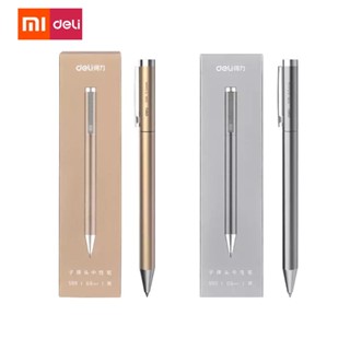 Xiaomi Deli ปากกาเจล 0.5 มม. หมึกสีทอง เงิน PREMEC MiKuni สีดํา สําหรับ Xiaomi