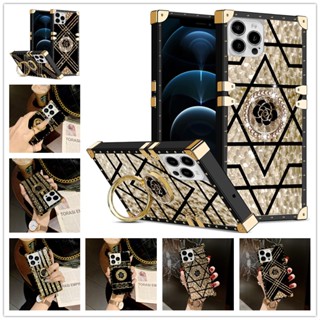 เคสโทรศัพท์มือถือ กันกระแทก ลายสก๊อต พร้อมแหวนขาตั้ง แฟชั่น สําหรับ Tecno Spark GO 2023 Spark 10 PRO Spark10C Tecno Pova 4 Spark8P Spark7T 10C 8P 7T 8C 9 POP6 GO PRO 6AIR 5AIR