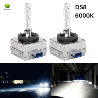 ชุดหลอดไฟซีนอน HID D8S 6000K 66548 66549 สําหรับ Beetle Touareg Kia Forte Ford Focus Hyundai Santa Fe 2 ชิ้น