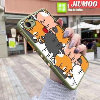 เคสโทรศัพท์มือถือ ซิลิโคนแข็ง บาง กันกระแทก ลายการ์ตูนแมวน่ารัก สําหรับ OPPO F5 F5 Plus F5 Youth F7