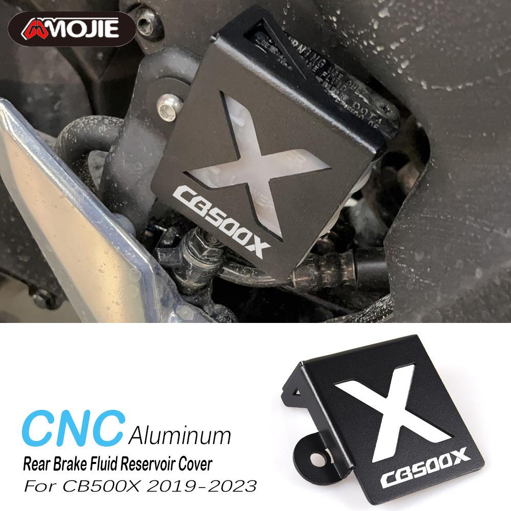 สําหรับhonda CB500X CB500 CB 500 X CB 500X 2020 2021 2022 2023 รถจักรยานยนต์ด้านหลังเบรคปั๊มถังน้ํามันถ้วยอ่างเก็บน้ําฝาครอบยาม