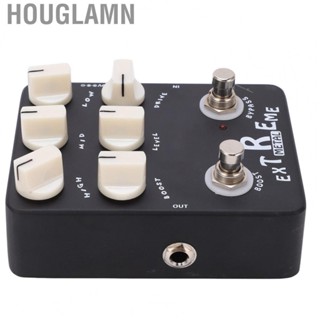 Houglamn Distortion Effect Pedal  Bypass Single Block Effects 9V for Electric Guitar