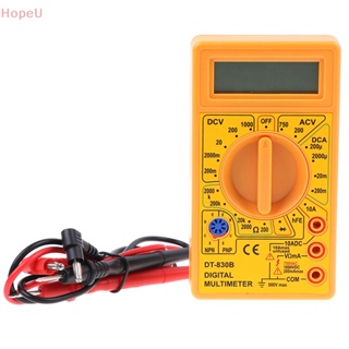 [HopeU] มัลติมิเตอร์ดิจิทัล หน้าจอ LCD DT-830B ac dc 750 1000v แอมป์โวลต์โอห์ม