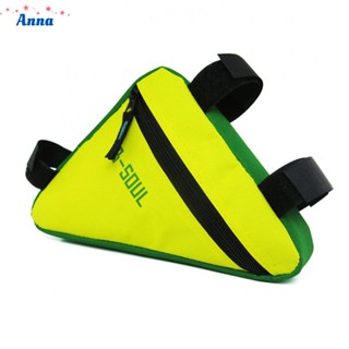 【Anna】Bike Bag 20x18.5x4cm Bicycle Beam Bag Bike Accessories Front Bags Triangle Bag