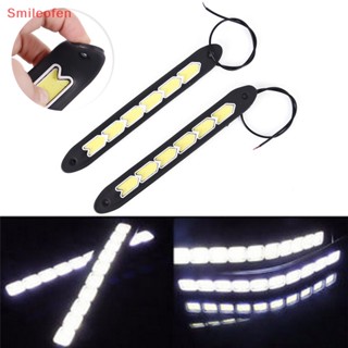 [Smileofen] ใหม่ แถบไฟตัดหมอก LED DRL COB 12V 20W กันน้ํา สําหรับรถยนต์ 2 ชิ้น