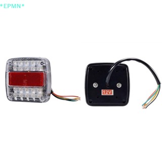 Epmn&gt; ใหม่ หลอดไฟท้าย LED 20 ดวง กันน้ํา สําหรับติดท้ายรถบรรทุก รถพ่วง 1 ชิ้น