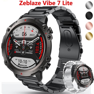 สายนาฬิกาข้อมือสเตนเลส 22 มม. สําหรับ Zeblaze Vibe 7 Lite Smartwatch Zeblaze Vibe 7