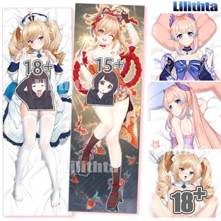 ปลอกหมอน ลายการ์ตูนอนิเมะ Dakimakura Genshin Impact Barbara and Sangonomiya Kokomi and Yomiya Game ปลอกหมอนบอดี้ ปลอกหมอน ทํามือ