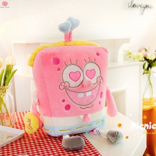 Kawaii หมอนตุ๊กตานุ่ม รูปการ์ตูน Sponge Bob Patrick Star น่ารัก