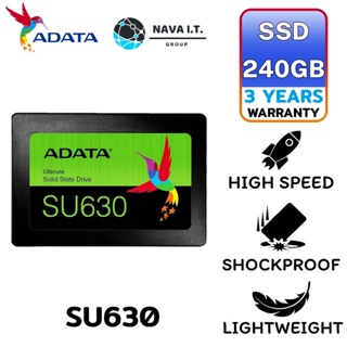 COINSคืน15%⚡FB9JMZV6⚡ ADATA SSD SU630 240GB 2.5" SATA 520/450MB/S MADT-SU630SS-240GQR รับประกัน 3ปี