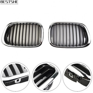 ตาข่ายพลาสติก ABS โครเมี่ยม ทนทาน แบบเปลี่ยน สําหรับ BMW E39 1998-2003 Grilles