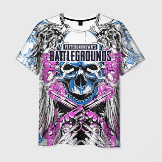 เสื้อยืด พิมพ์ลาย "PUBG" 3 มิติ สําหรับผู้ชาย