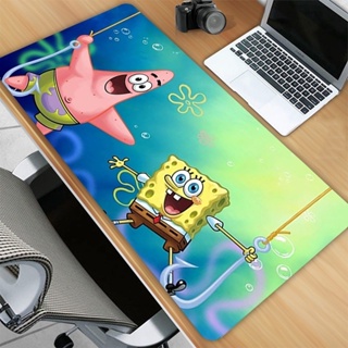 แผ่นรองเมาส์ คีย์บอร์ด ลาย SpongeBobes ขนาดใหญ่ สําหรับเล่นเกม Xxl