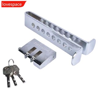 Lovespace ที่เหยียบเบรกคลัทช์ สเตนเลส กันขโมย K2Q4 สําหรับรถยนต์ รถบรรทุก