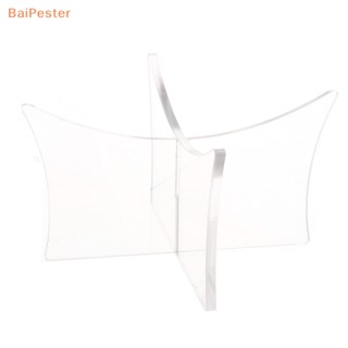 [BaiPester] ขาตั้งอะคริลิค แบบพกพา สีขาว สําหรับวางลูกบาสเก็ตบอล ฟุตบอล รักบี้