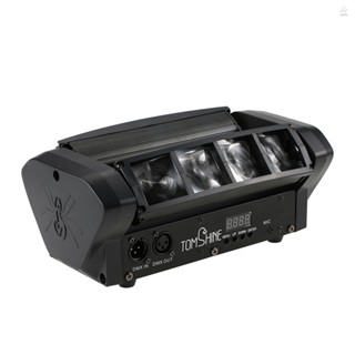 Tomshine ไฟเวที LED RGBW DMX512 40W หมุนได้ 10 14CH สําหรับบาร์ดิสโก้ ดีเจ โชว์คลับ