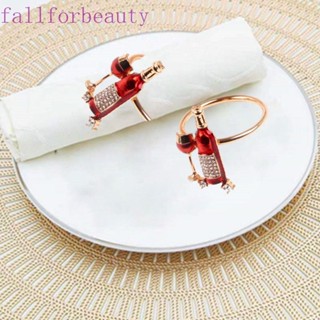 FALLFORBEAUTY หัวเข็มขัดอัลลอย รูปขวดไวน์ สําหรับตกแต่งโต๊ะรับประทานอาหาร