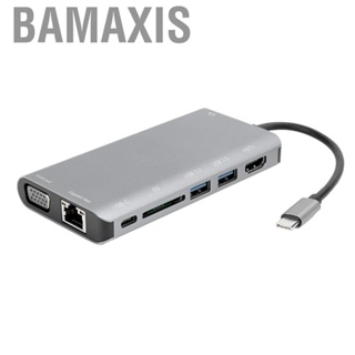 Bamaxis USB Powered Hub Type‑C Docking Station  Notebook Accessories HDMI for VGA