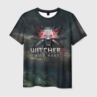 เสื้อยืด พิมพ์ลาย THE WITCHER 3:WILD HUNT 3 มิติ สําหรับผู้ชาย