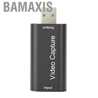 Bamaxis To USB And Video Card HD Recorder For Game Live