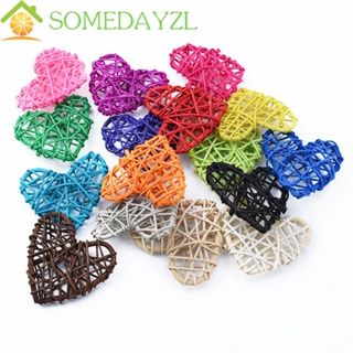 SOMEDAYZL ลูกบอลหวายเทียม DIY สําหรับแขวนตกแต่งบ้าน เทศกาลคริสต์มาส 5 ชิ้น