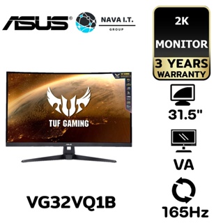 COINSคืน15%⚡FB9JMZV6⚡ ASUS จอมอนิเตอร์ VG32VQ1B 31.5" VA CURVED 2K 165HZ FREESYNC รับประกัน 3ปี