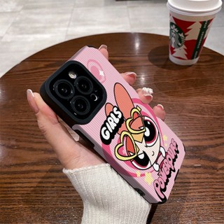 เคสโทรศัพท์มือถือหนังนิ่ม ลายการ์ตูน The Powerpuff Girls น่ารัก สีชมพู สําหรับ Huawei Nova 3i 7i 7 8 9 10 11 SE Honor 70 P30 P40 P50 P60 Art Lite Mate 30 50 Pro 5G | Zdb 003