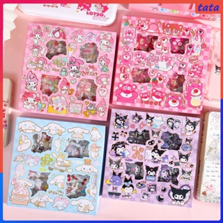 Sanrio Sticker Cartoon Journal Paper Sticker Creative Children&amp;#39;s Daily/notebook Sticker Pvc Goo Card Sticker Set Boxed (tata.th)