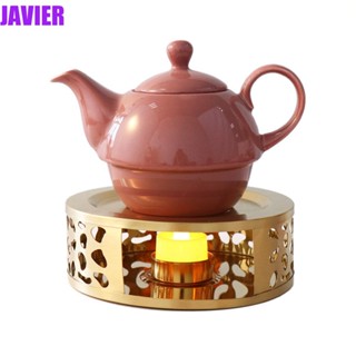 JAVIER ฐานรองกาน้ําชา แบบสเตนเลส สีทอง สําหรับตั้งแคมป์