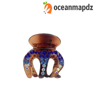 OCEANMAPDZ กิ๊บติดผม รูปฟักทอง ประดับเพชร แบบเรียบง่าย สไตล์สร้างสรรค์ เครื่องประดับ สําหรับผู้หญิง