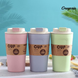 Grego แก้วกาแฟไฟเบอร์ ไร้ BPA แบบพกพา สําหรับบ้าน