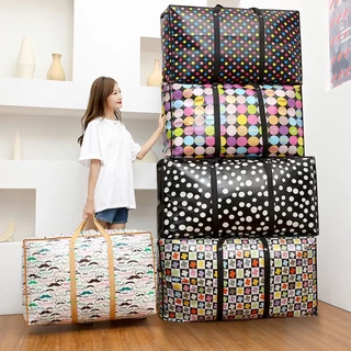 กระเป๋าใส่ของอเนกประสงค์ PVC ขนาด 80x60x26 cm. คละสี คละลาย พร้อมส่งจากรังสิต..